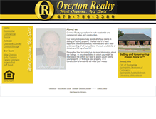 Tablet Screenshot of overtonrealty.net